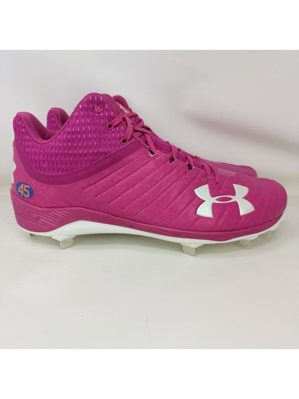 Under Armour Bryce Harper 3 Mother’s Day Baseball Cleats Pink Men’s Size 14
